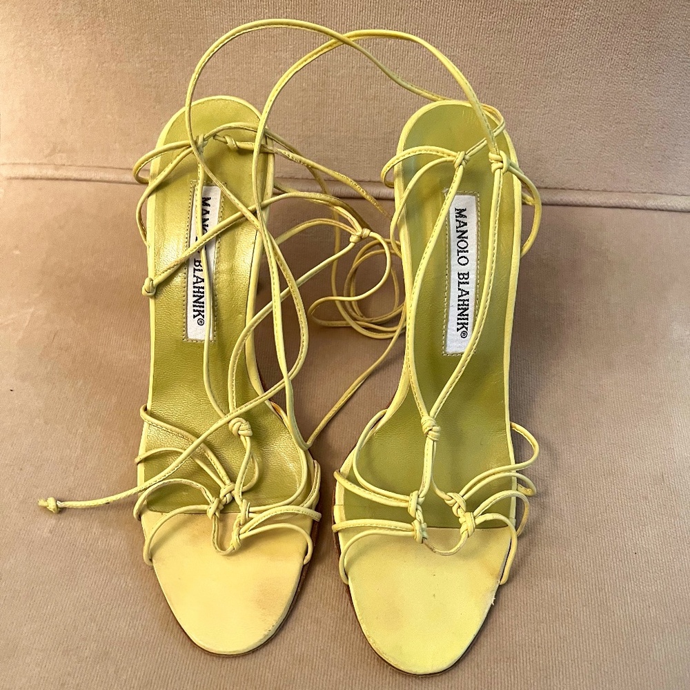 Manolo Blahnik Strappy Sandals